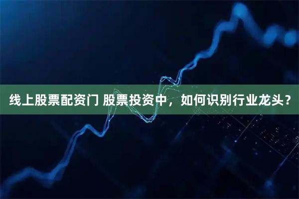线上股票配资门 股票投资中，如何识别行业龙头？